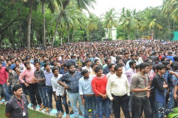 Nene Raju Nene Mantri Movie Team at K L University